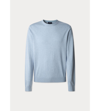 Faonnable Cosilk Crew Birdie Pullover blau