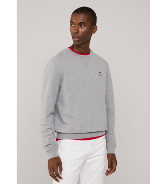 Faonnable Embroid Birdie jumper grey