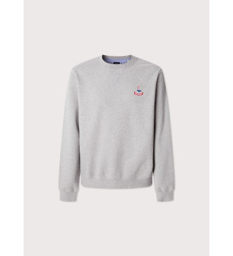 Faonnable Embroid Birdie jumper grey