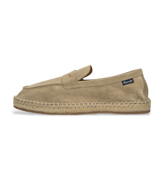 Faonnable Mocasines de Piel Loafer beige