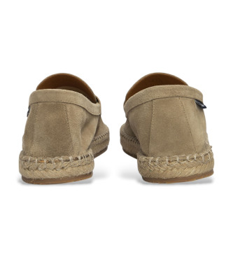 Faonnable Beige Loafer Leren Loafers