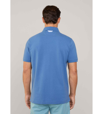 Faonnable Polo Birdie geborduurd blauw