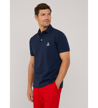 Faonnable Polo Birdie Pima Piq marine