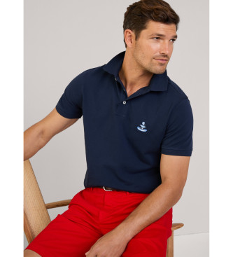 Faonnable Polo Birdie Pima Piq marinbl