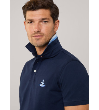 Faonnable Polo Birdie Pima Piq navy