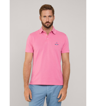 Faonnable Polo Birdie Pima Piq rosa