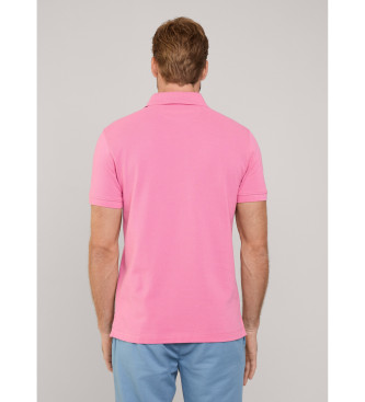 Faonnable Polo Birdie Pima Piq rosa