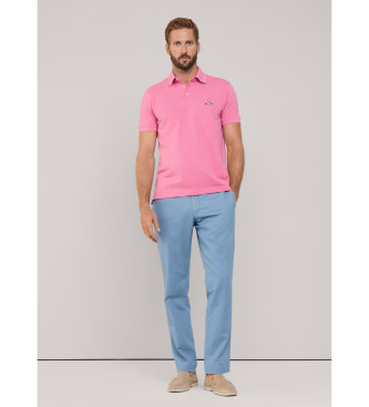 Faonnable Polo Birdie Pima Piq rosa