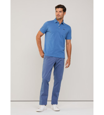 Faonnable Polo Pkt Pima azul