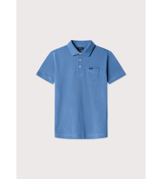 Faonnable Polo Pkt Pima azul