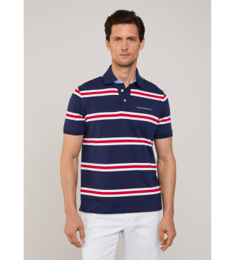 Faonnable Polo Ss Large Stripe P navy