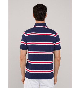 Faonnable Polo Ss Large Stripe P navy