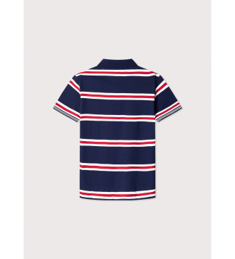 Faonnable Polo Ss Large Stripe P navy