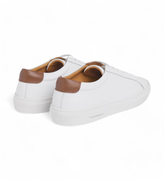 Faonnable Floater Classic Cup Leren Sneakers Wit