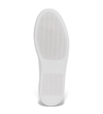 Faonnable Sapatilhas de couro Floater Classic Cup branco