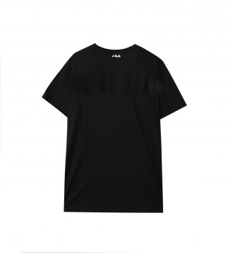 Fila T-shirt nera con logo Summerfield