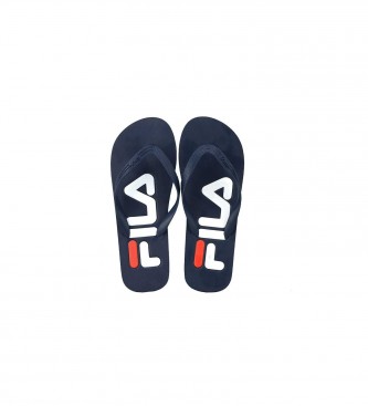 Fila Blaue Logo-Flip-Flops