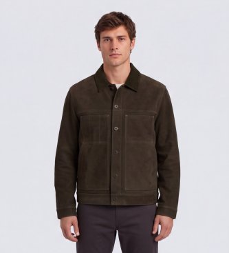 Filson Veste Cruiser enduite verte