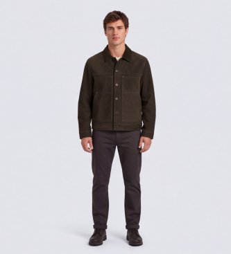 Filson Veste Cruiser enduite verte