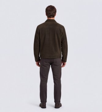 Filson Veste Cruiser enduite verte