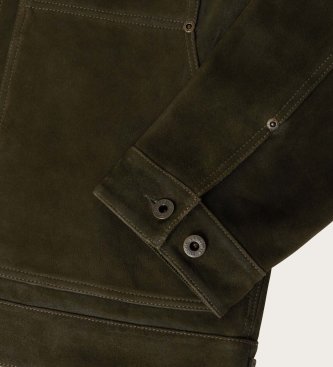 Filson Veste Cruiser enduite verte