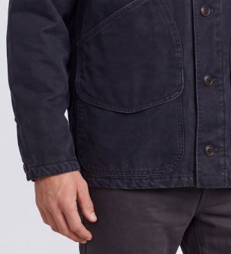 Filson Giacca Insulated Canvas Outfitter blu navy