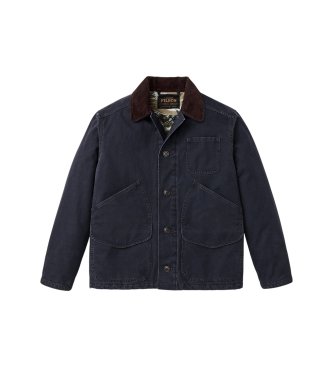 Filson Giacca Insulated Canvas Outfitter blu navy