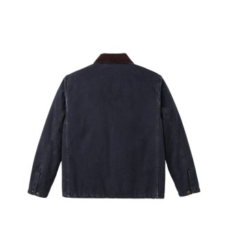 Filson Giacca Insulated Canvas Outfitter blu navy