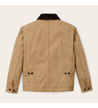 Filson Veste Rustic Canvas Journeyman marron clair