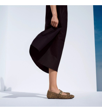 Fitflop Ballerine in pelle Delicato Mary Jane marrone