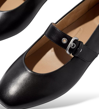Fitflop Ballerines en cuir Delicato noir