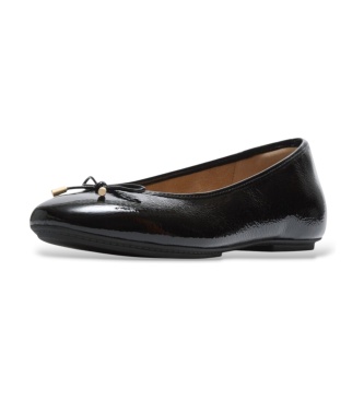 Fitflop Balerinke iz usnja Delicato Bow črne