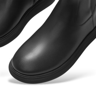 Fitflop Iq-Comff høje lædersstøvler i sort