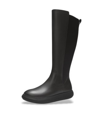 Fitflop Iq-Comff høje lædersstøvler i sort