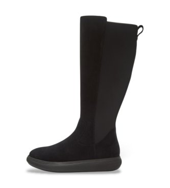 Fitflop Botas Altas de Piel Iq-Comff negro