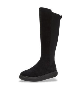 Fitflop Botas Altas de Piel Iq-Comff negro
