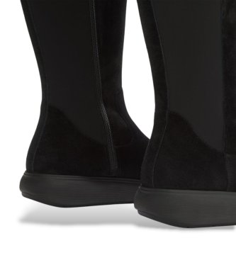 Fitflop Botas Altas de Piel Iq-Comff negro