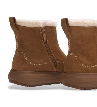 Fitflop Iq-Comff brown leather ankle boots
