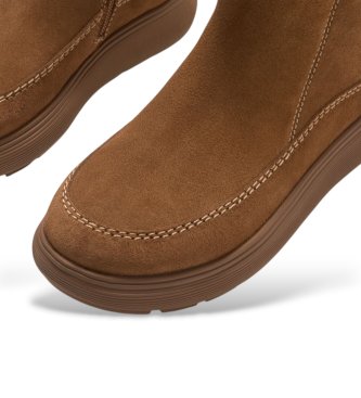 Fitflop Iq-Comff brown leather ankle boots