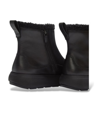 Fitflop Usnjeni škornji iQ-ComFF črni