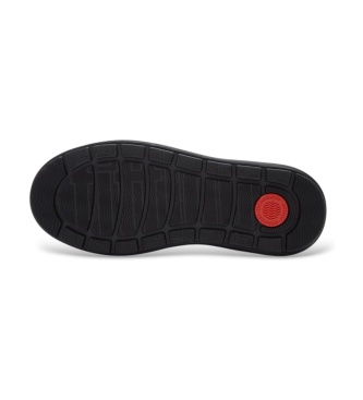 Fitflop Usnjeni škornji iQ-ComFF črni