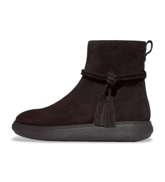 Fitflop IQ-Comff - Bottines en daim chocolat  glands