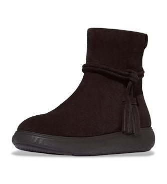 Fitflop IQ-Comff - Bottines en daim chocolat  glands