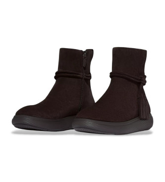 Fitflop IQ-Comff - Bottines en daim chocolat  glands