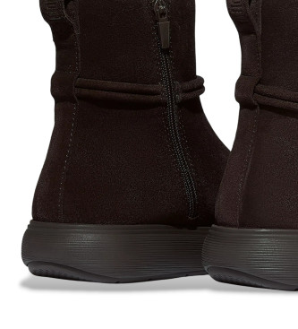 Fitflop IQ-Comff - Bottines en daim chocolat  glands
