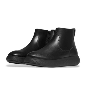 Fitflop IQ-Comff - Bottines zippes en daim - noir