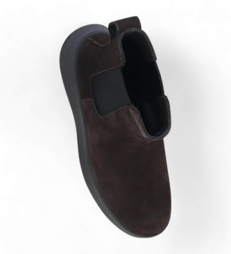 Fitflop Dunkelbraune F-Mode Lederstiefeletten