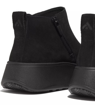 Fitflop F-Mode Leather Ankle Boots preto