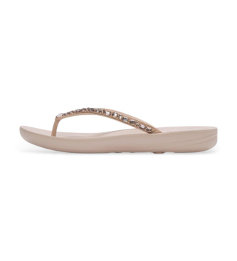 Fitflop Chanclas iQushion Multi-Crystal Ergonomic nude