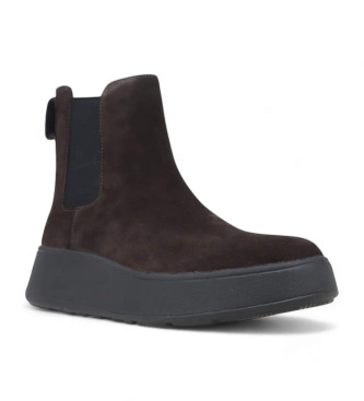 Fitflop Braune Chelsea-Stiefel aus Leder